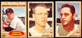 1962 Topps Bb- 20 Diff