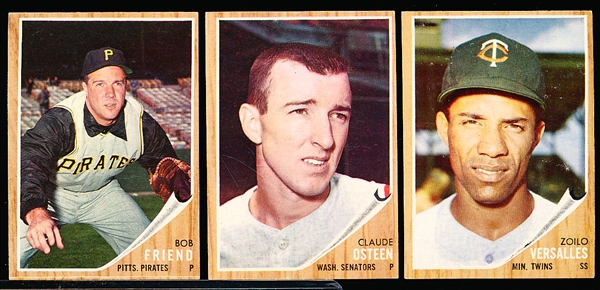 1962 Topps Bb- 17 Diff