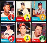 1963 Topps Bb- 6 Diff