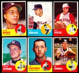 1963 Topps Bb- 6 Diff