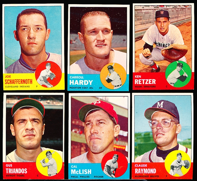 1963 Topps Bb- 6 Diff