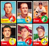 1963 Topps Bb- 6 Diff