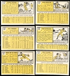 1963 Topps Bb- 6 Diff Hi#’s