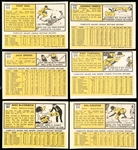 1963 Topps Bb- 6 Diff Hi#’s