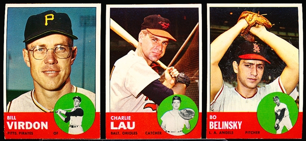 1963 Topps Bb- 20 Diff
