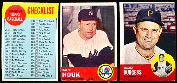 1963 Topps Bb- 10 Diff