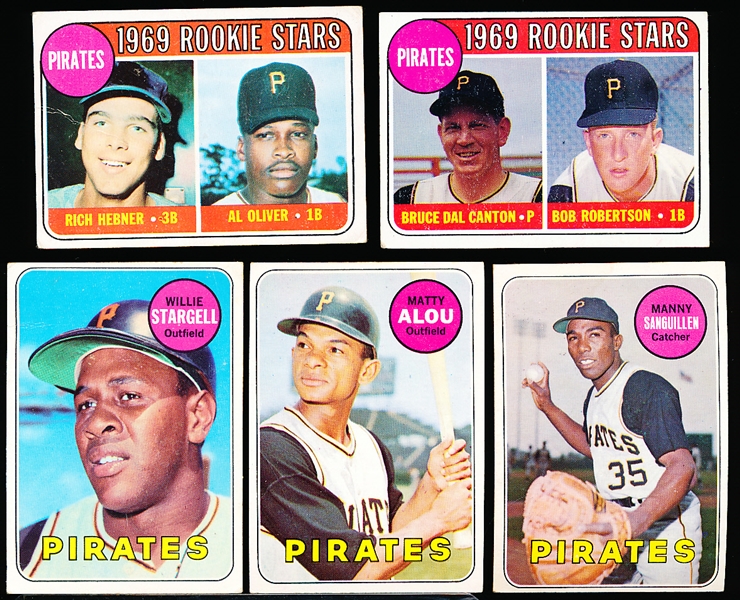 1969 Topps Bb- Pitt Pirates- 25 Diff