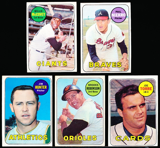 1969 Topps Bb- 5 Diff