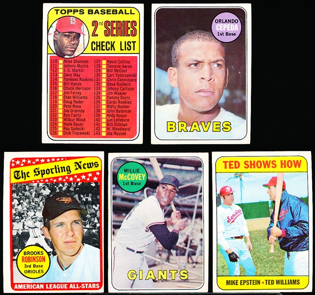 1969 Topps Bb- 5 Diff