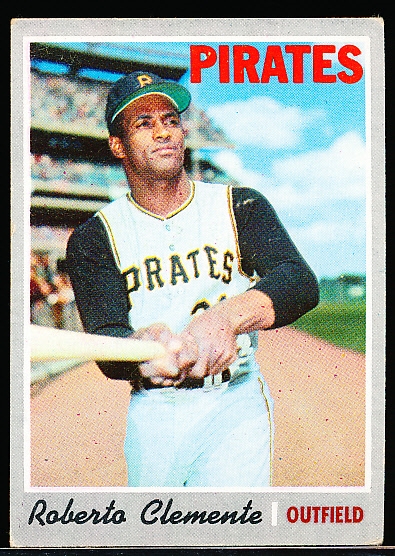 1970 Topps Bb- #350 Roberto Clemente, Pirates