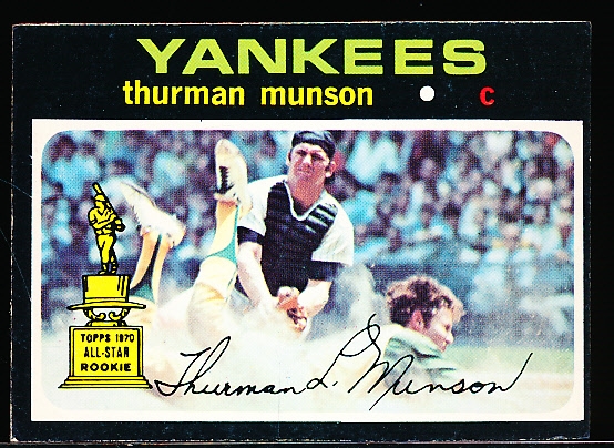 1971 Topps Baseball- #5 Thurman Munson, Yankees