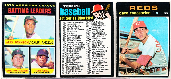1971 Topps Bb- 25 Diff
