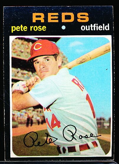 1971 Topps Bb- #100 Pete Rose, Reds