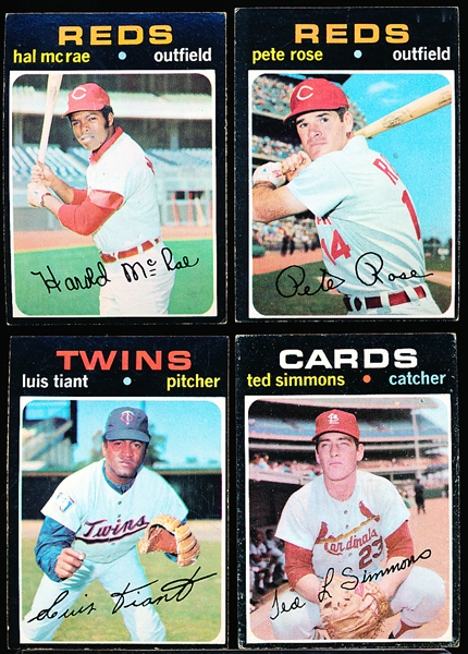 1971 Topps Bb- 4 Diff