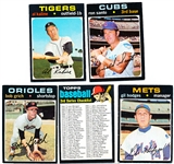 1971 Topps Bb- 5 Diff