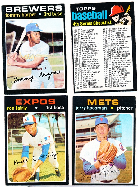 1971 Topps Bb- 25 Diff