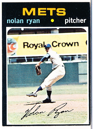 1971 Topps Bb- #513 Nolan Ryan, Mets