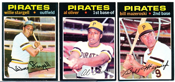 1971 Topps Bb- 23 Diff Pitt. Pirates