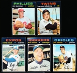 1971 Topps Bb- 5 Diff
