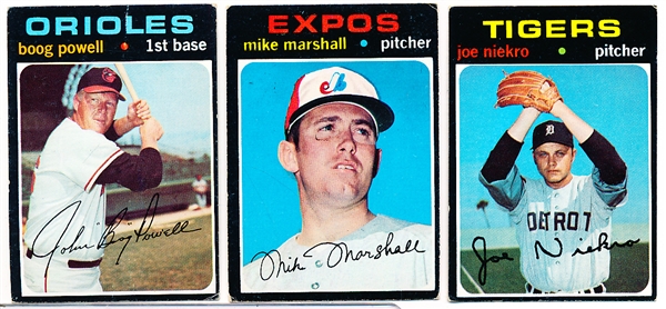 1971 Topps Bb- 20 Diff Hi#’s