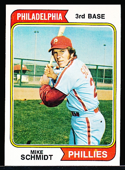 1974 Topps Baseball- #283 Mike Schmidt, Phillies