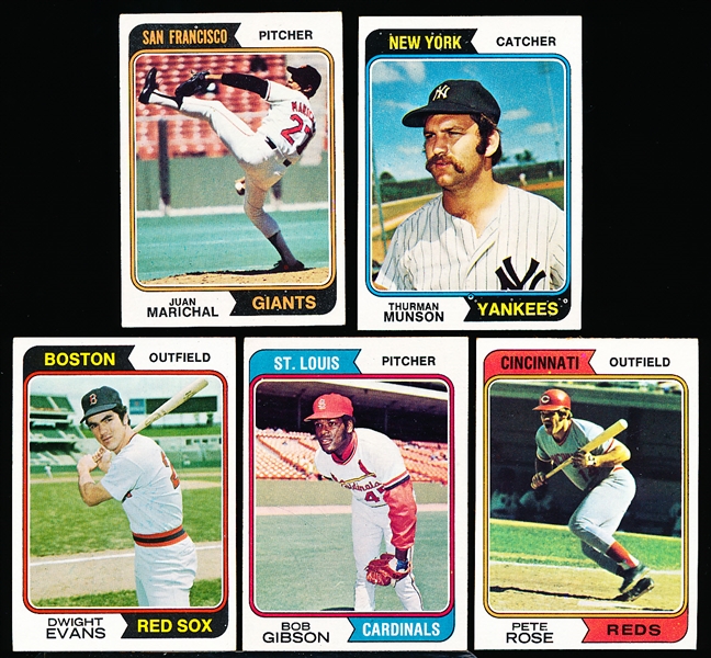 1974 Topps Baseball- 5 Diff