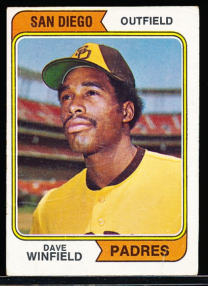 1974 Topps Bb- #456 Dave Winfield RC, Padres
