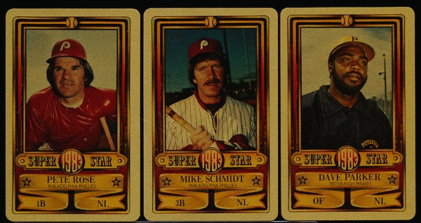 1983 Permagraphics “Super Star” Gold Credit Card Set of 36