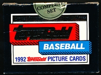 1992 Topps Baseball- Gold Traded Set of 132 Cards