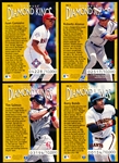 1996 Donruss Bb- Diamond Kings- 4 Diff- each # of 10,000