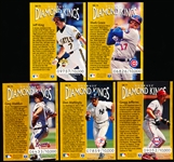 1996 Donruss Bb- Diamond Kings- 5 Diff- NrMt-Mt- each # of 10,000