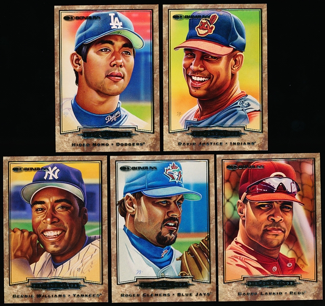 1998 Donruss Bb- Diamond Kings- 5 Diff- NrMt or better- each # of 10,000