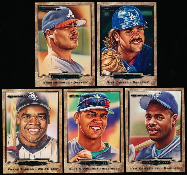 1998 Donruss Bb- Diamond Kings- 5 Diff- NrMt or better- each # of 10,000