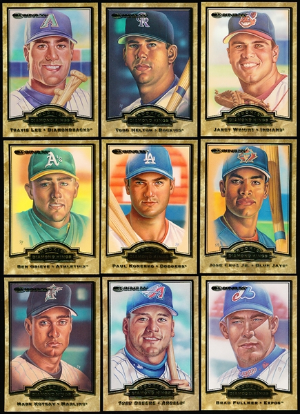 1998 Donruss Bb-Rookie Diamond Kings- Set of 12- NrMt or better- each # of 10,000