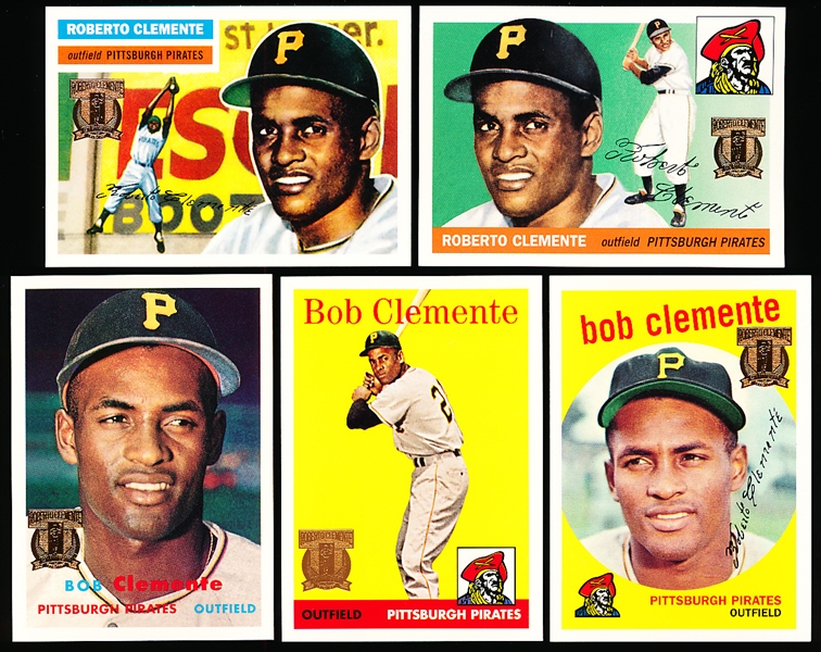 1998 Topps Baseball- Roberto Clemente Reprint Insert Set of 19