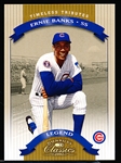 2002 Donruss Classics Bb- Timeless Tribute Chicago National- #152 Ernie Banks- #5/5