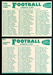 1960 Topps Fb- 13 Diff