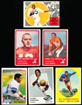 Six Football Cards