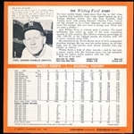 1964 Auravision Records Bsbl.- Whitey Ford, Yankees