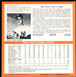 1964 Auravision Records Bsbl.- Roger Maris, Yankees