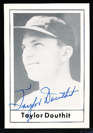 Auto’d 1978 Grand Slam Bsbl. #59 Taylor Douthit
