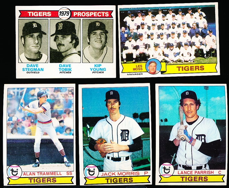1979 Topps Bsbl.- 1 Complete Detroit Tigers Team Set of 26