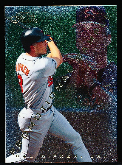 1996 Flair Bsbl. “Promotional Sample” #NNO Cal Ripken, Jr.