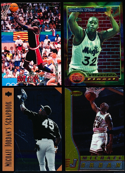 4 Diff. Bskbl Star Cards/Inserts