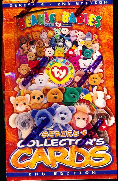 1999 Ty Beanie Babies Non-Sports Cards- 1 Unopened and Factory Sealed Series 4 Box