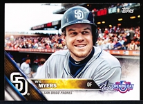 2016 Topps Opening Day Bsbl. “SP Photo Variation #120B Will Myers, Padres
