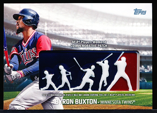 2018 Topps Bsbl. “Players Weekend Logo Patch” #PWP-BB Byron Buxton, Twins