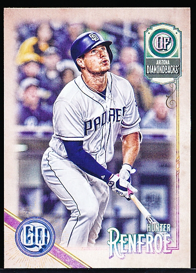 2018 Topps Gypsy Queen Bsbl. “Team Swap Error” #164B Hunter Renfroe (D-Backs on Front)