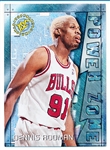 1995-96 Stadium Club Bskbl. “Power Zone” #PZ10 Dennis Rodman