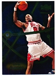 1998-99 Metal Universe Bskbl. “Big Ups” #8 Dennis Rodman, Bulls